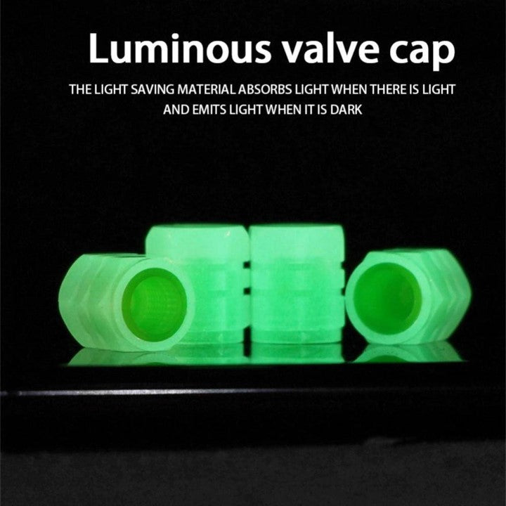 Car Luminous Tire Valve Cap(4 pcs set)