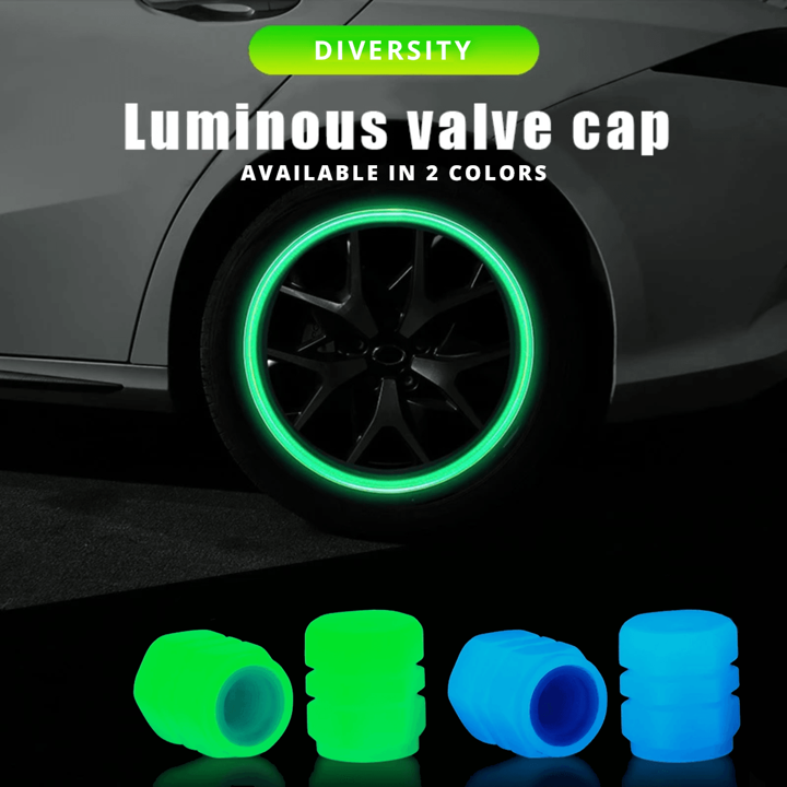 Car Luminous Tire Valve Cap(4 pcs set)