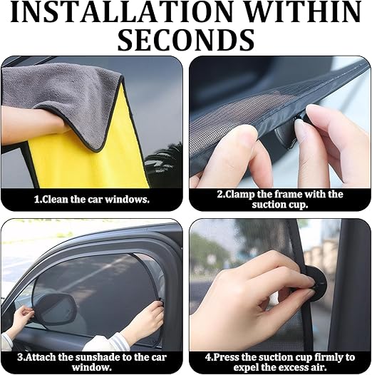 Car Sunshade and Electrostatic Barrier