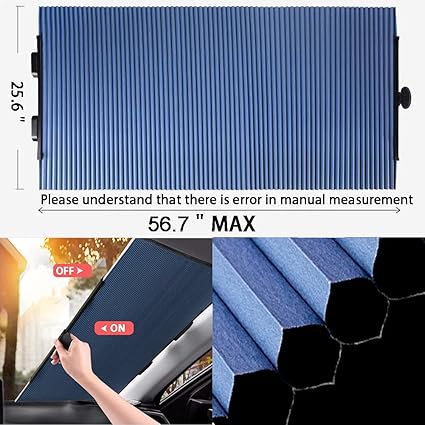 Retractable Windshield Sun Shade for Car