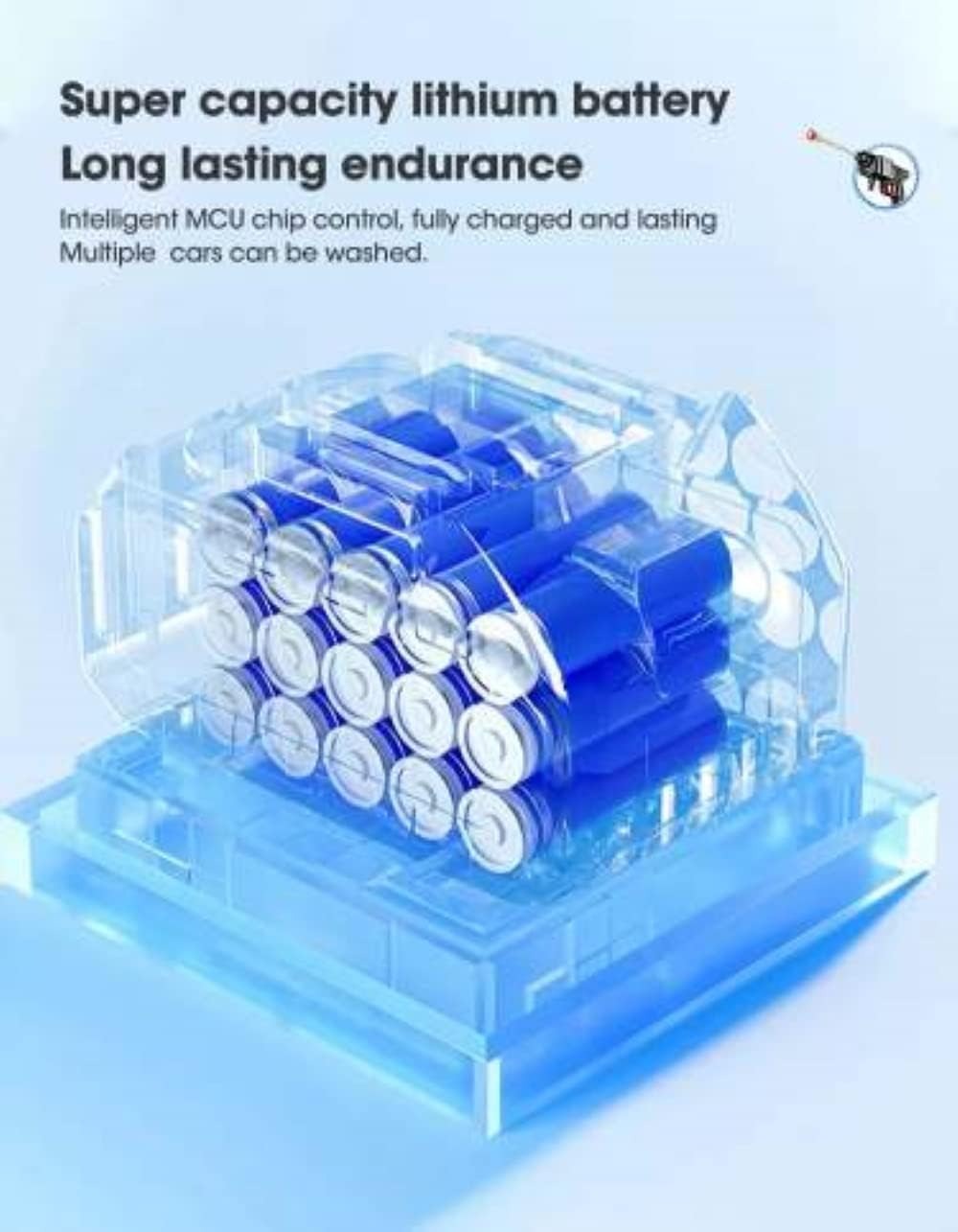 Pressure Washer For Car (Double Battery)